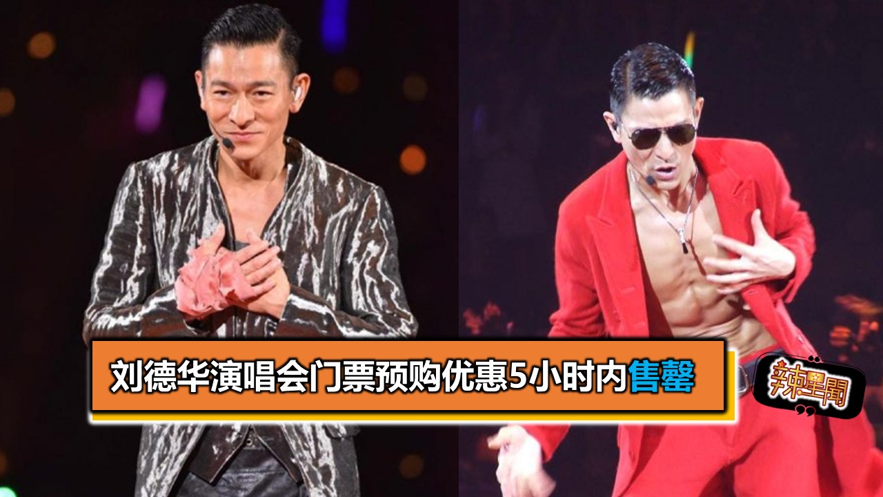 刘德华演唱会门票预购优惠5小时内售罄 - 辣手网