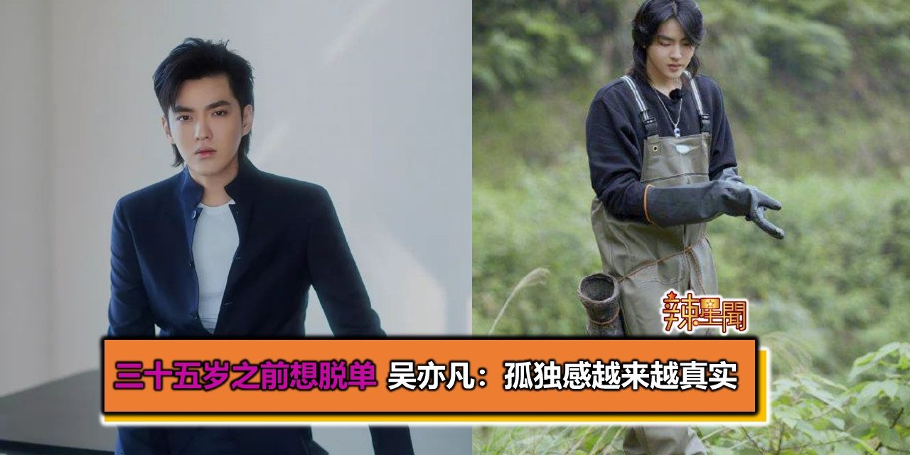 三十五岁之前想脱单 吴亦凡：孤独感越来越真实