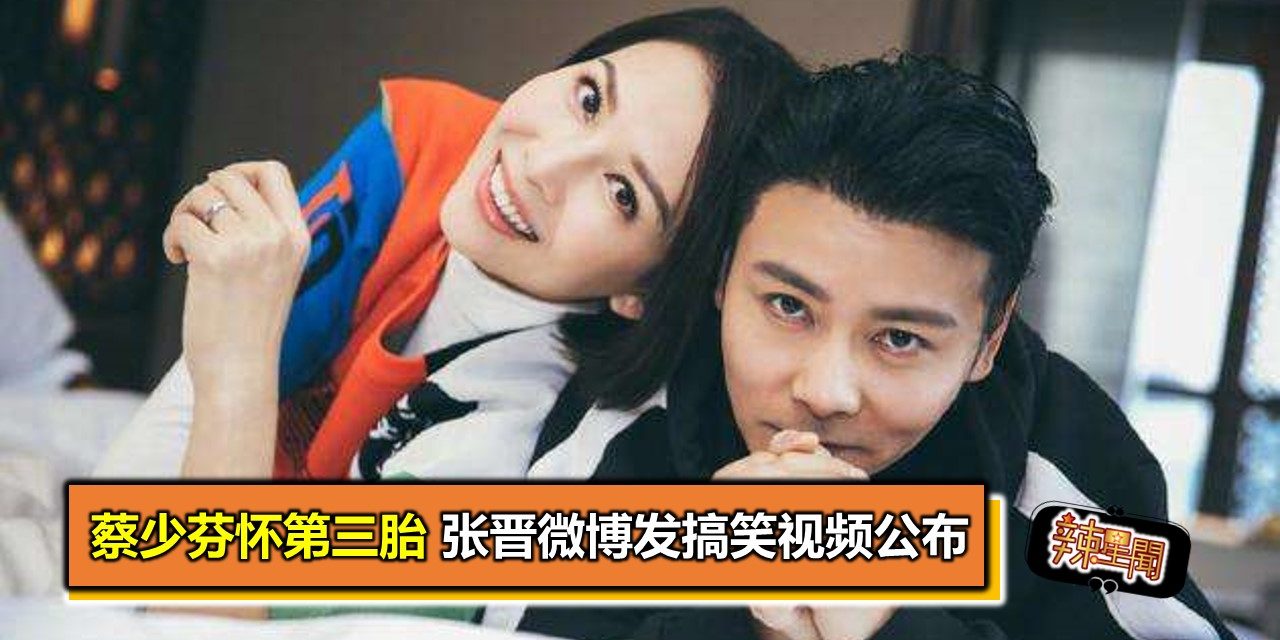 蔡少芬怀第三胎 张晋微博发搞笑视频公布