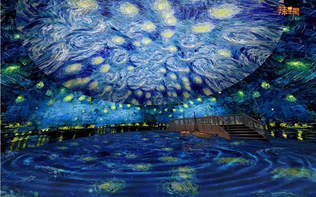 天才梵高筑梦展览！除经典画作还有超梦幻7.8米高星空主题