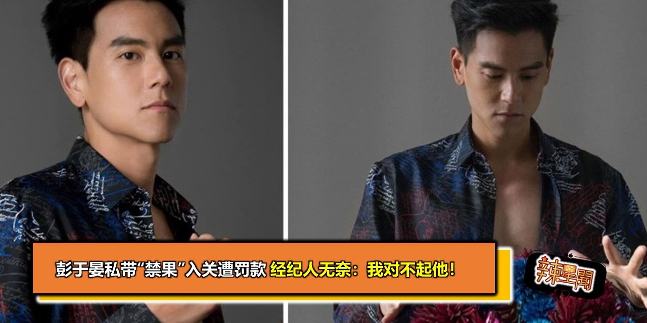 彭于晏私带“禁果”入关遭罚款　经纪人无奈：我对不起他！