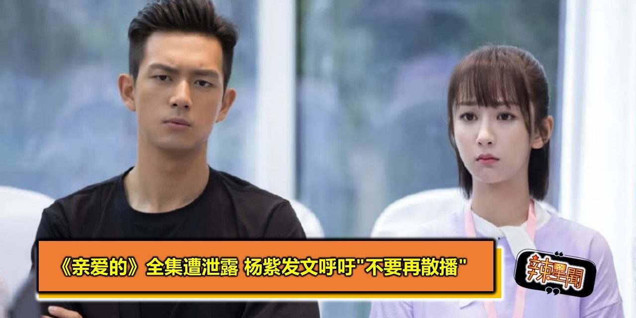 《亲爱的》全集遭泄露 杨紫发文呼吁”不要再散播”