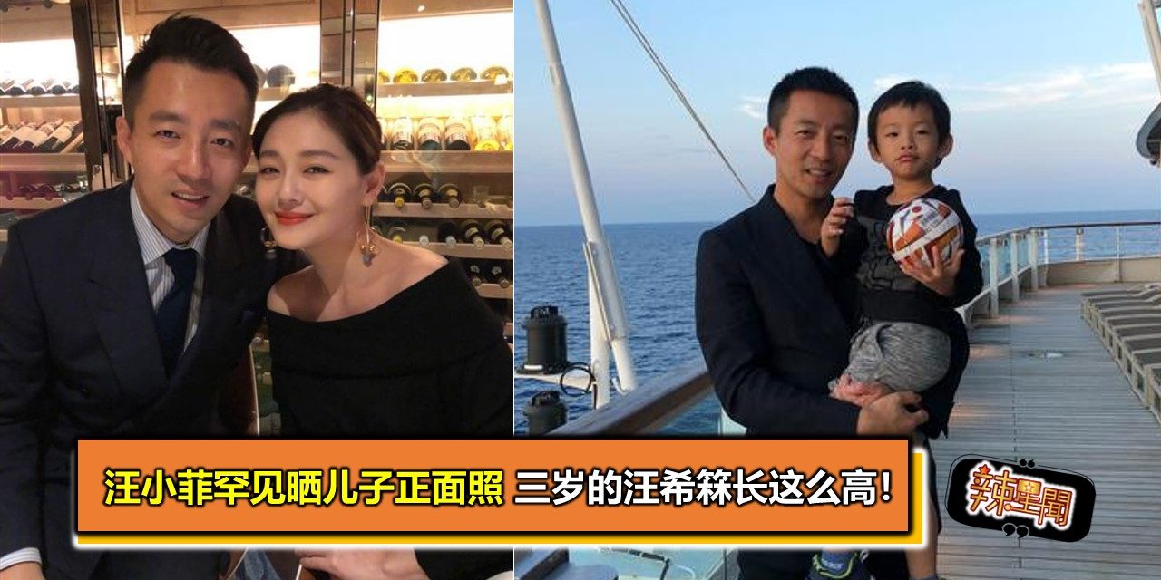 汪小菲罕见晒儿子正面照 三岁的汪希箖长这么高！