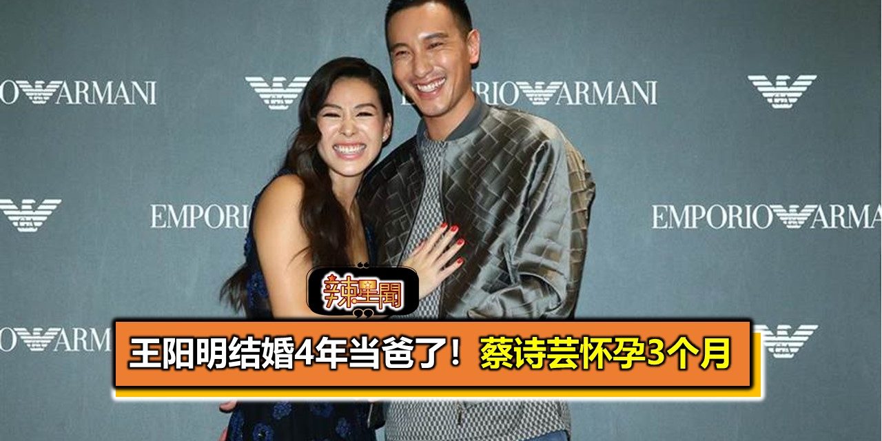 王阳明结婚4年当爸了！蔡诗芸怀孕3个月