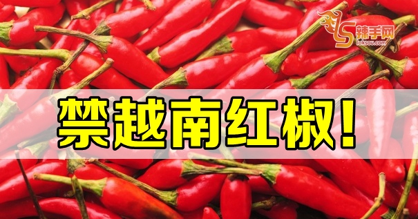 禁越南红椒！