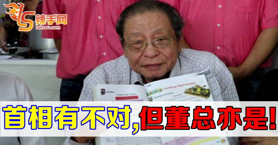【爪夷文书法】林吉祥: 首相董总都有不对