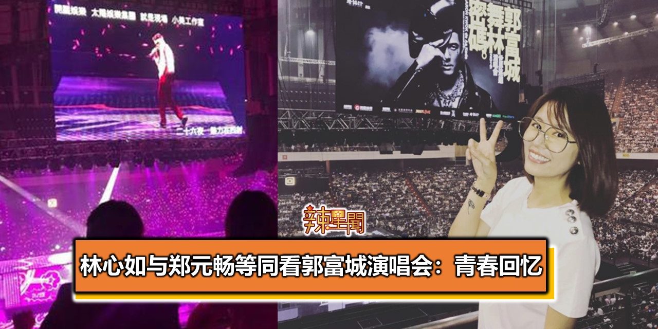 林心如与郑元畅等同看郭富城演唱会：青春回忆