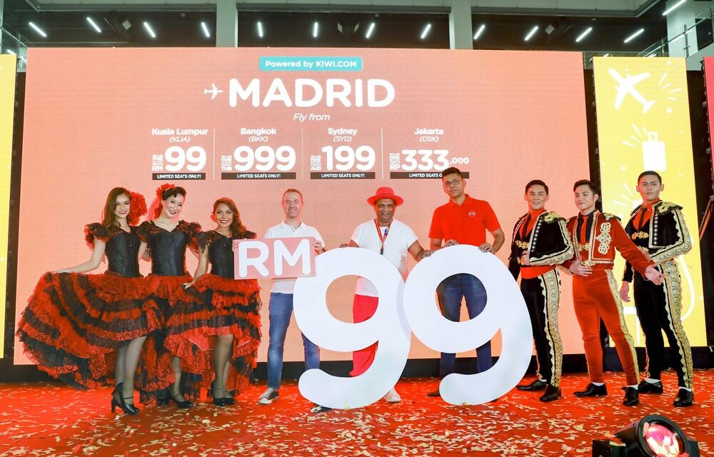 亚航推出促销 吉隆坡飞往西班牙马德里现只需RM99