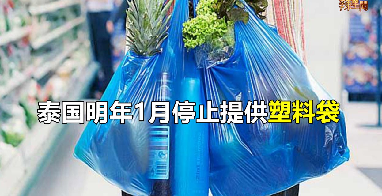 泰国明年1月停止提供塑料袋
