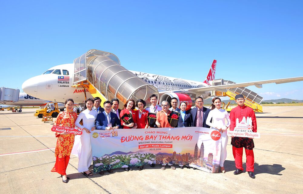 亚航吉隆坡飞往越南大叻的独家航线正式启航！