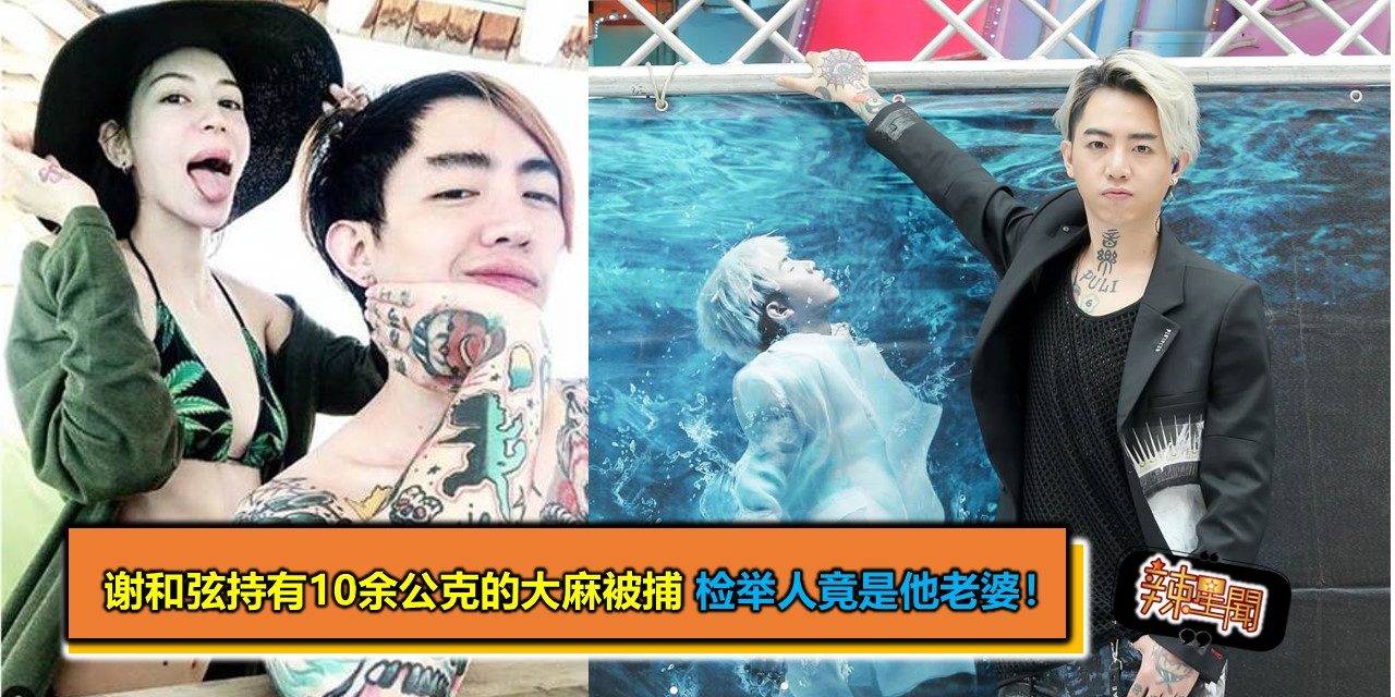 谢和弦持有10余公克的大麻被捕 检举人竟是他老婆！