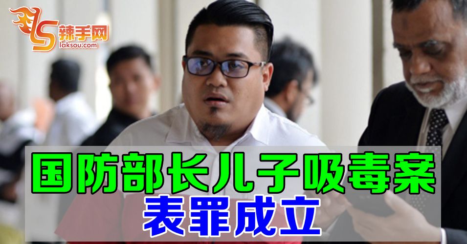 国防部长儿子吸毒案  表罪成立