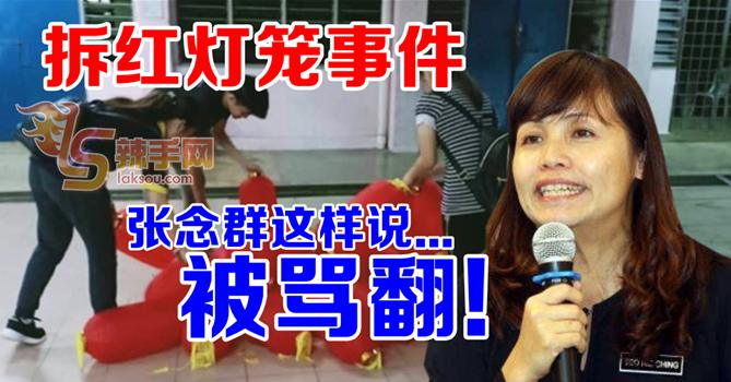 拆红灯笼事件  张念群被网民骂翻