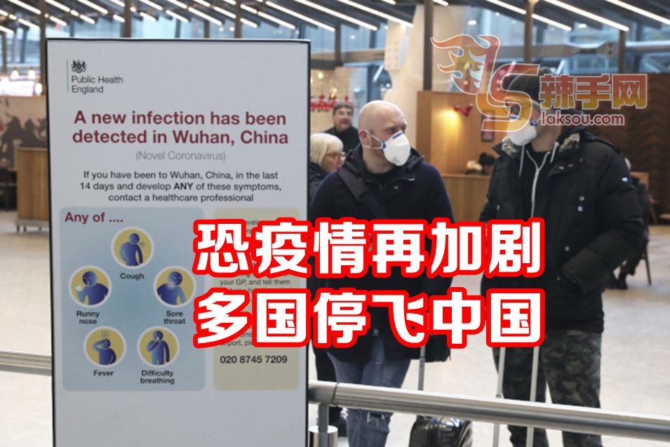 忧武汉肺炎航空公司停飞中国