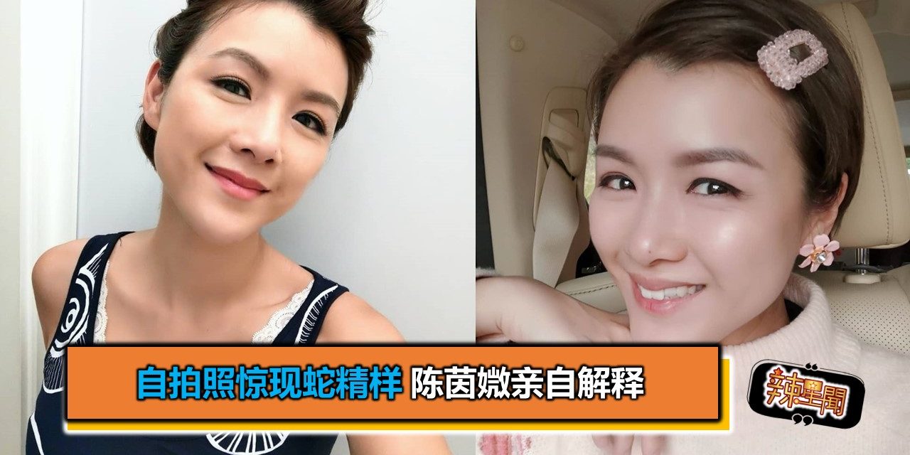 自拍照惊现蛇精样　陈茵媺亲自解释