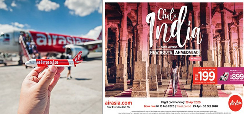 吉隆坡直飞印度艾哈迈达巴 单程票价从RM199起