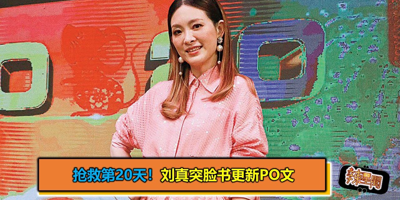 抢救第20天！刘真突脸书更新PO文