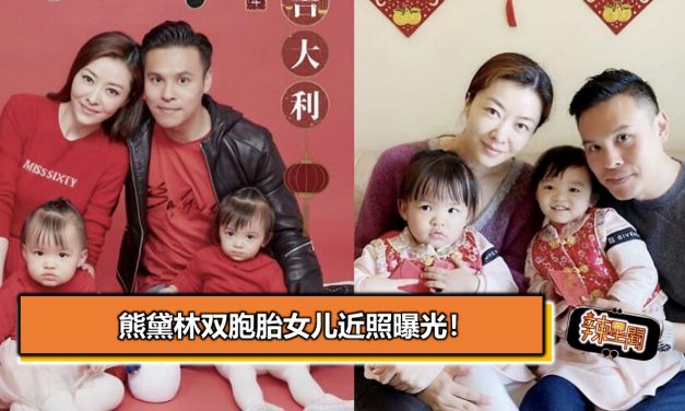 熊黛林双胞胎女儿近照曝光！