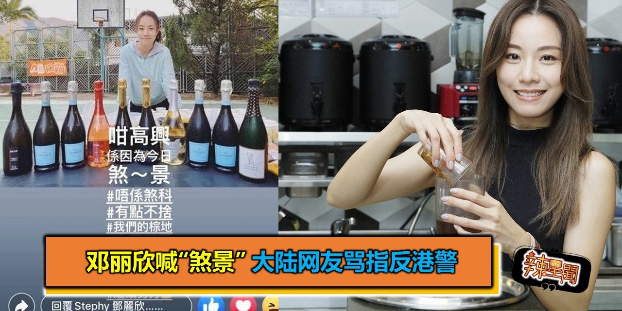邓丽欣喊“煞景” 大陆网友骂指反港警