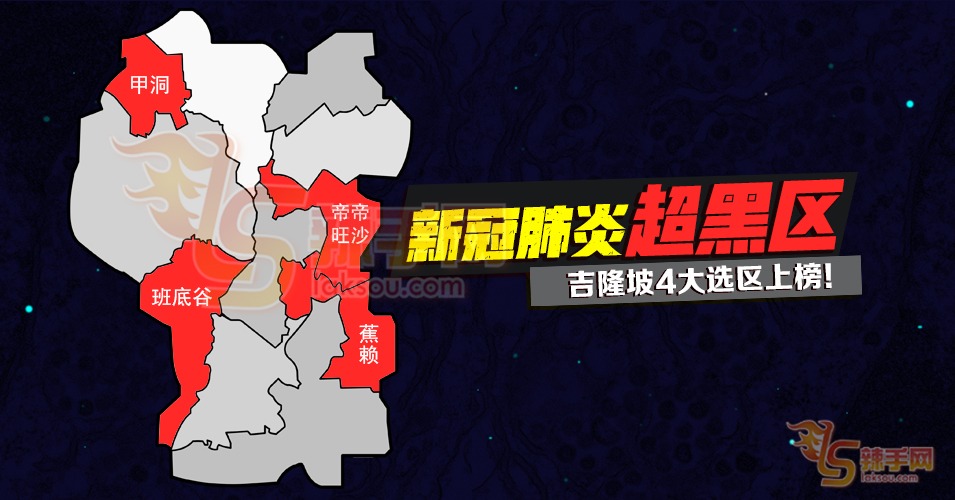 【新冠肺炎】吉隆坡4大黑区在这里！