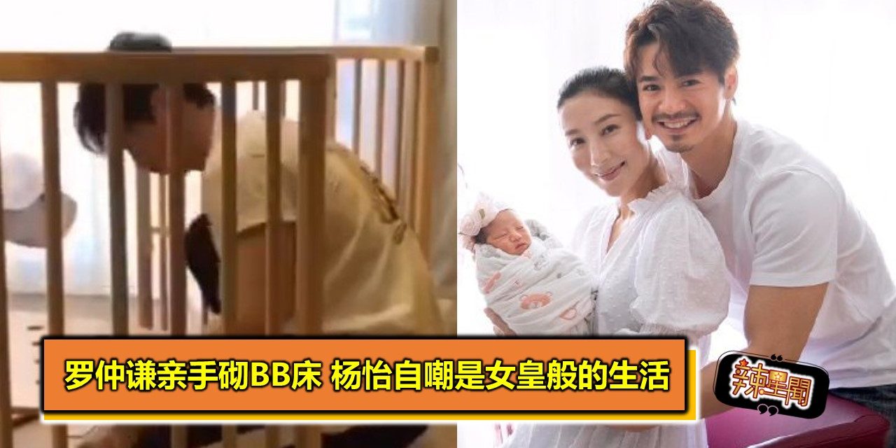 罗仲谦亲手砌BB床 杨怡自嘲是女皇般的生活