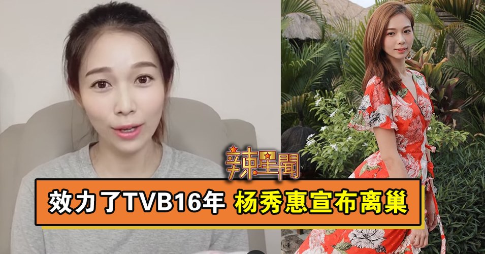 效力了TVB16年 杨秀惠赔钱离巢