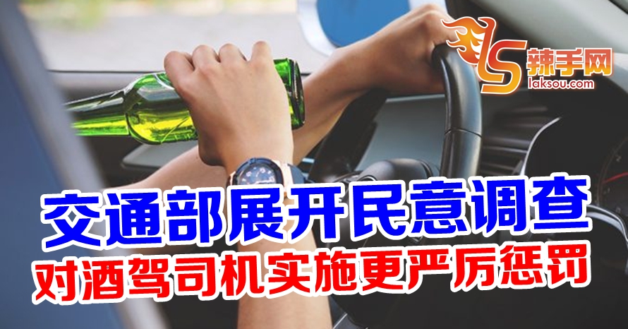 民意调查：对酒驾司机实施更严厉惩罚