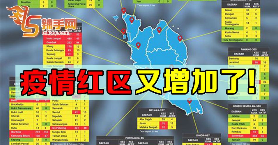【新冠肺炎】疫情红区再增！