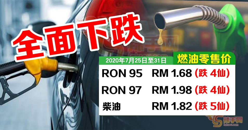 新一周燃油价格下降