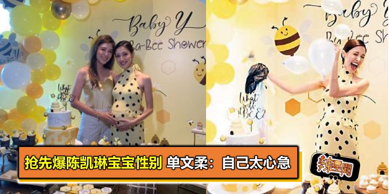 抢先爆陈凯琳宝宝性别 单文柔：自己太心急