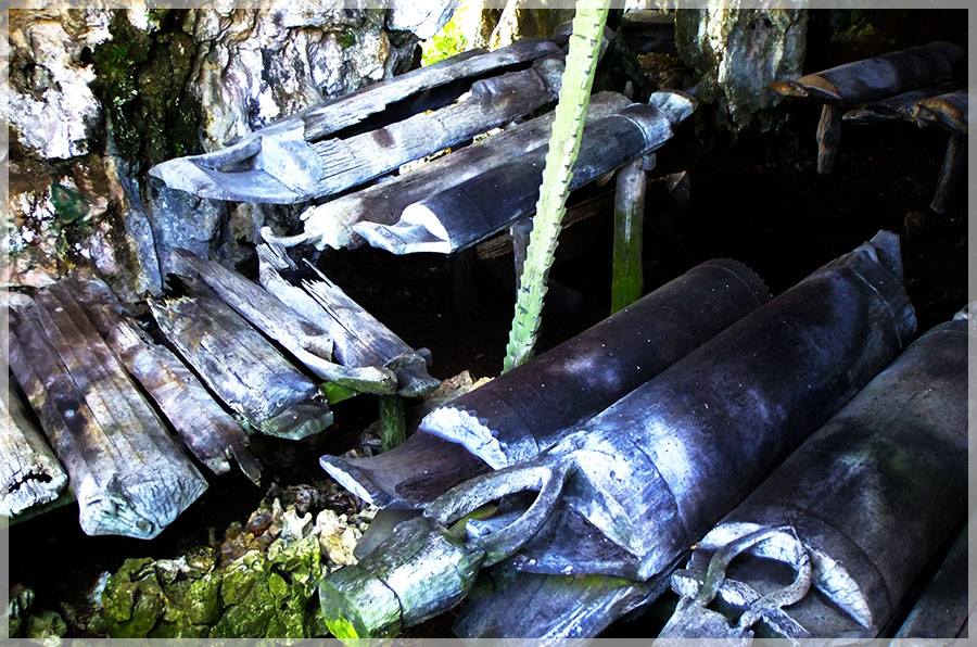 胆小者勿去！沙巴棺材石岩洞放满超过100口棺材！