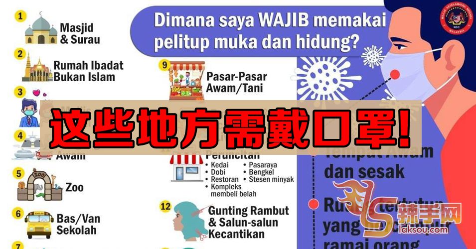 MKN列14个需戴口罩的公共场所地点