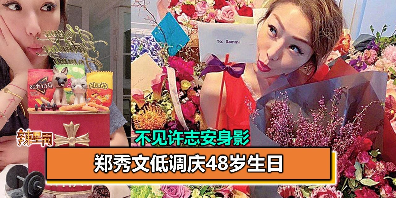 不见许志安身影 郑秀文低调庆48岁生日