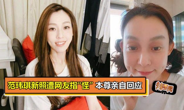 范玮琪新照遭网友指“怪” 本尊亲自回应