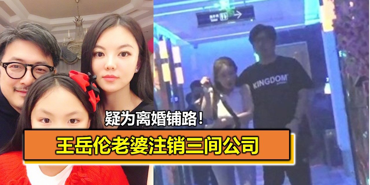 疑为离婚铺路！王岳伦老婆注销三间公司