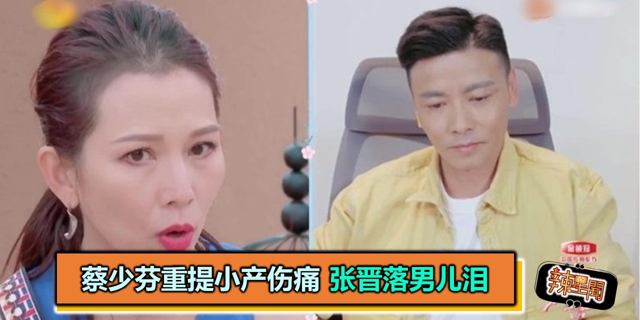 蔡少芬重提小产伤痛　张晋落男儿泪