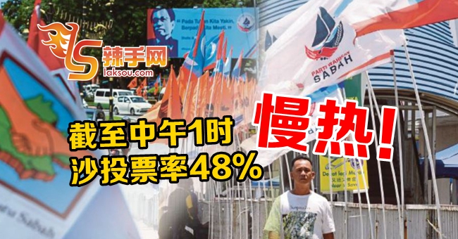 中午1时，沙投票率48％