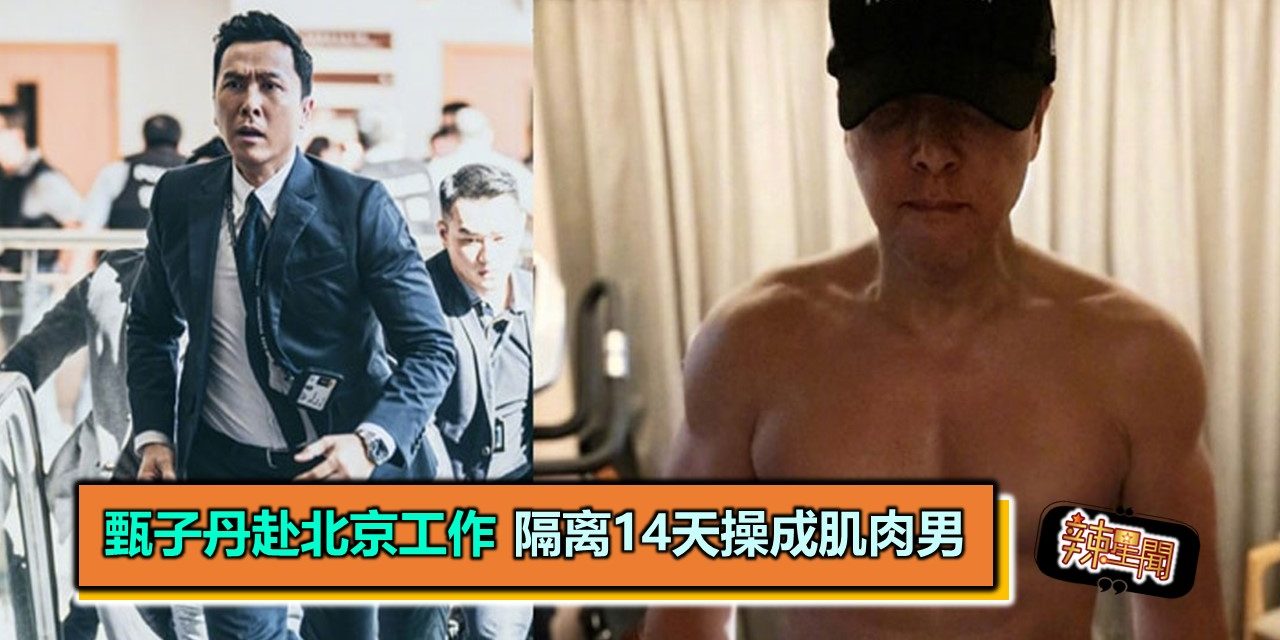 甄子丹赴北京工作 隔离14天操成肌肉男