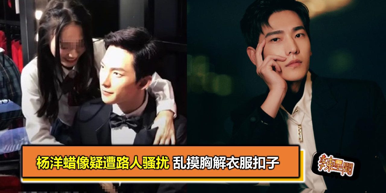 杨洋蜡像疑遭路人骚扰 乱摸胸解衣服扣子