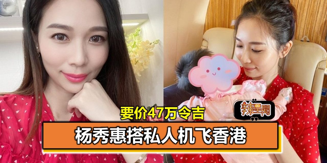 杨秀惠搭私人机飞香港 要价47万令吉
