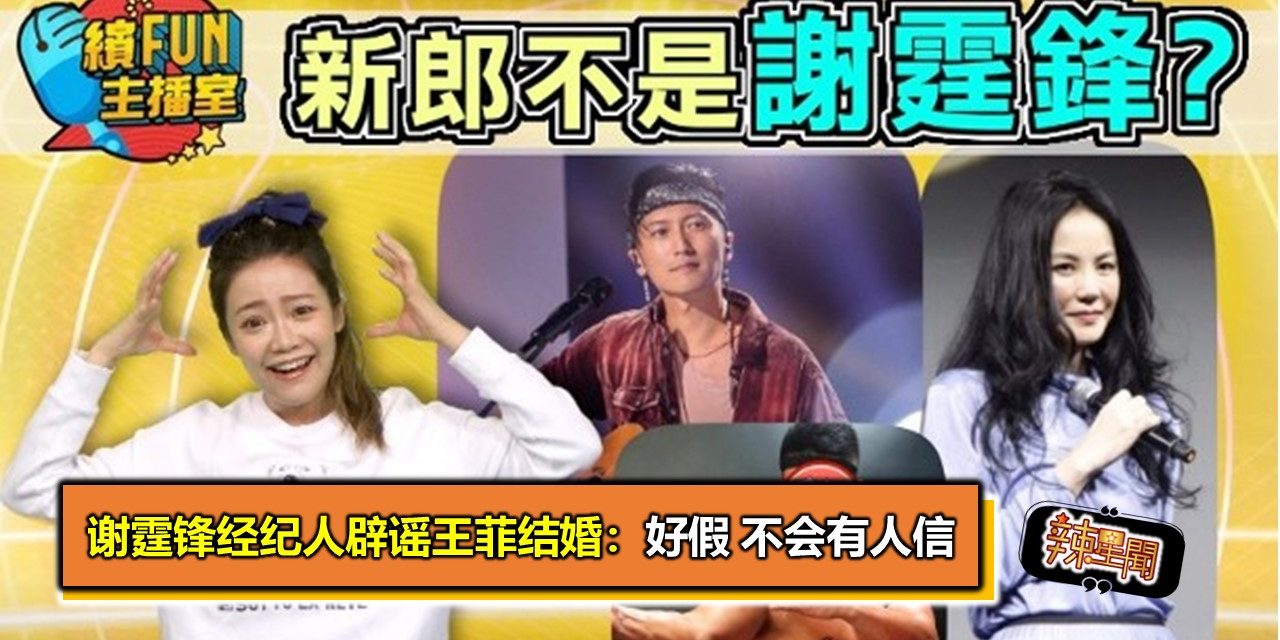 谢霆锋经纪人辟谣王菲结婚：好假 不会有人信