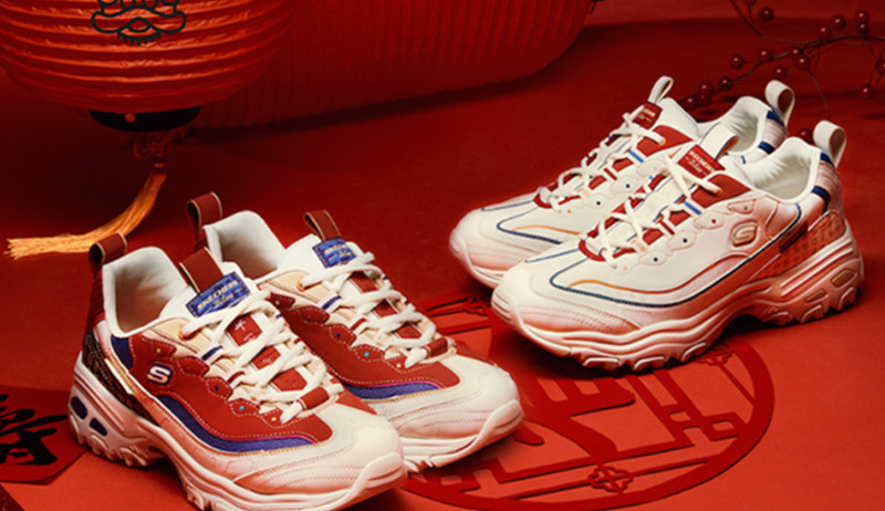 Skechers新春限定老爹鞋 穿了以后出入平安