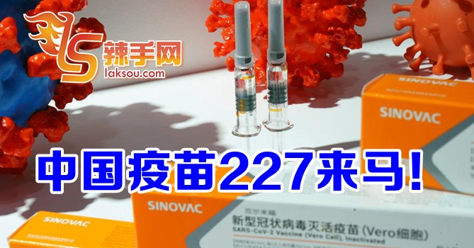 中国科兴疫苗227来马！
