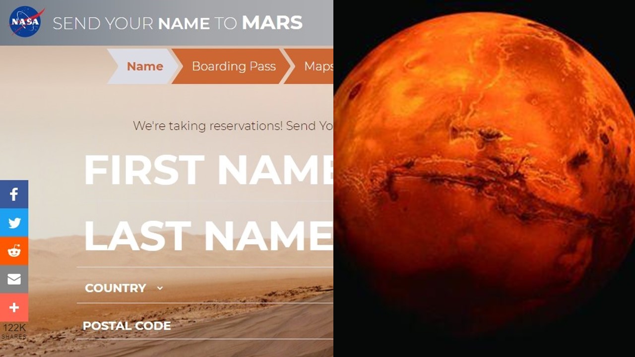 这不是梦是真的！NASA免费船票送你到火星探险 辣手网