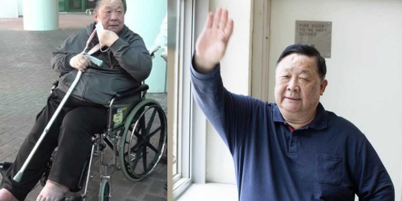 72岁秦煌被曝再度入院 双脚肿胀严重