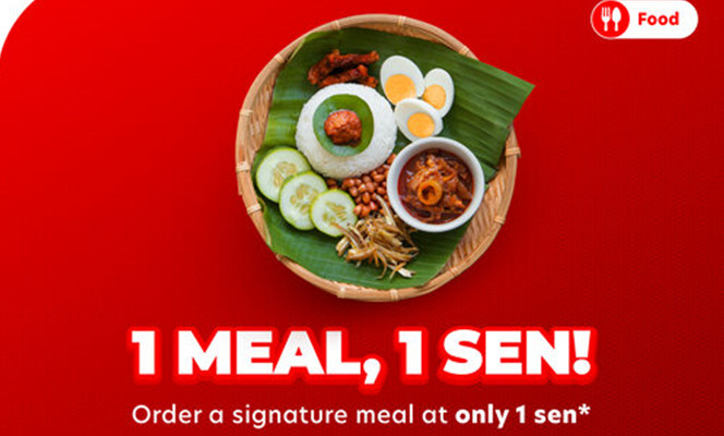 破天荒低价！亚航限定餐点只需1SEN