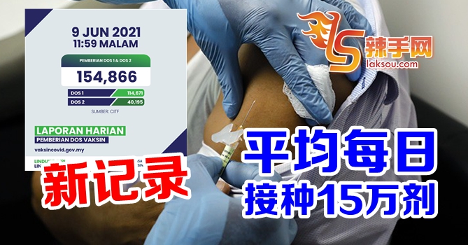 全国平均每日接种15万剂