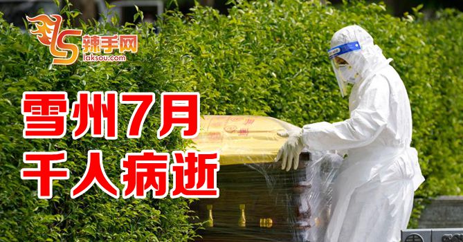 雪州7月死亡人数创新高