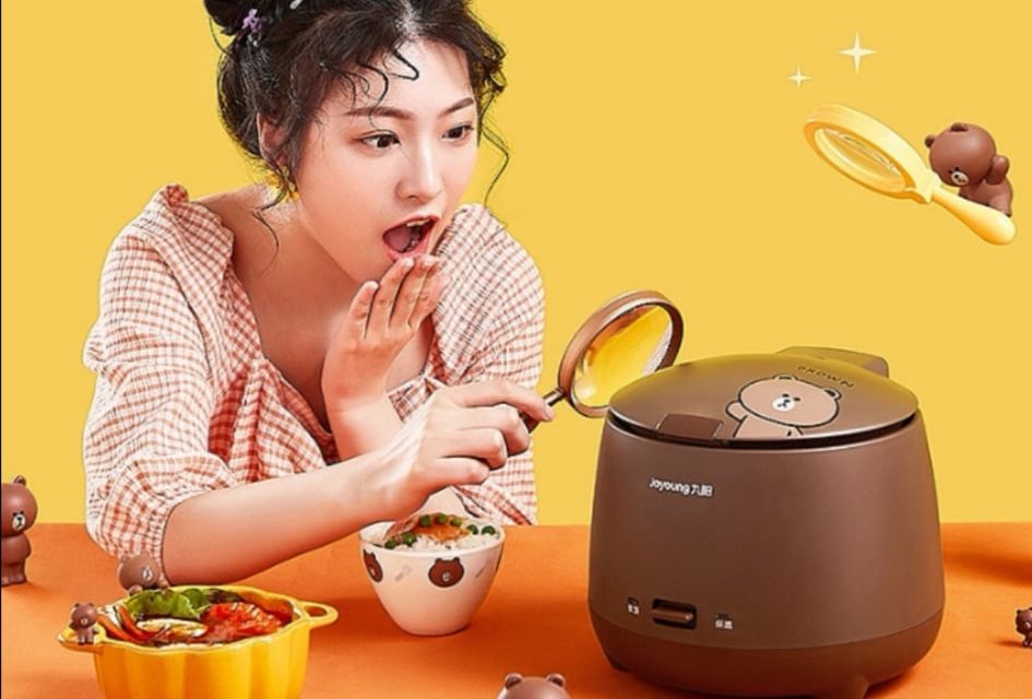超萌 Line Friends 小型多功能电饭煲 可以煮面、煲汤、煮火锅！