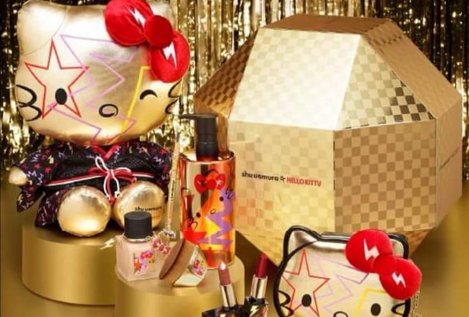 Shu Uemura 凯蒂猫联名摇滚潮趴圣诞彩妆